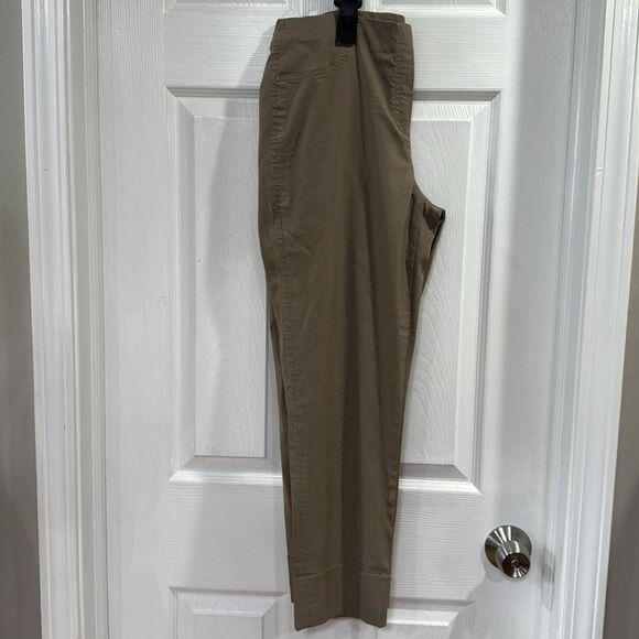 ROBELL BELLA 09 CROP CUFF TROUSER. TAUPE - Picture 3 of 10